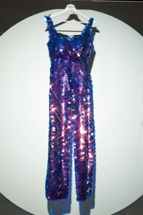 Iris Sequin High Waist Palazzo